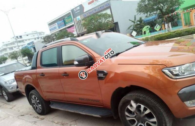 Bán xe Ford Ranger Wildtrak 2.2L 4x2 AT đời 2017, màu nâu, nhập khẩu, 786 triệu-0