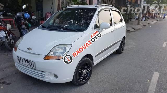 Bán xe Chevrolet Spark AT sản xuất năm 2009, màu trắng xe gia đình, giá chỉ 189 triệu-4