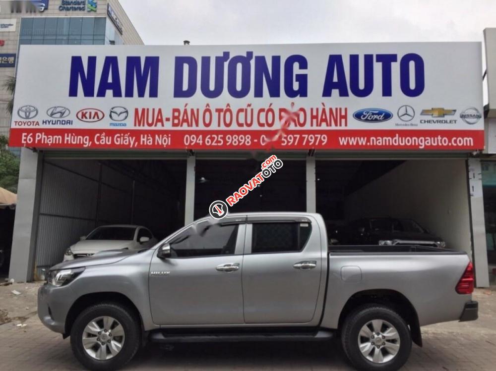 Bán Toyota Hilux 2.5E sản xuất 2015, màu bạc, nhập khẩu, giá tốt-6