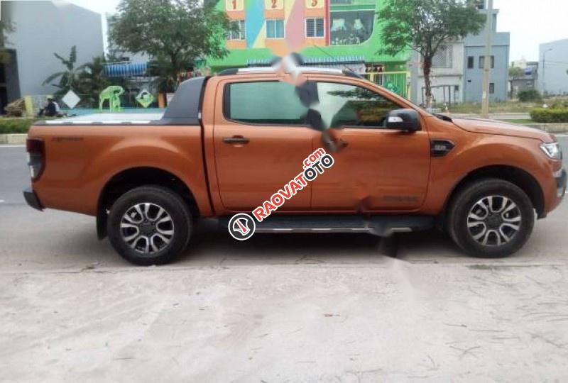 Bán xe Ford Ranger Wildtrak 2.2L 4x2 AT đời 2017, màu nâu, nhập khẩu, 786 triệu-1