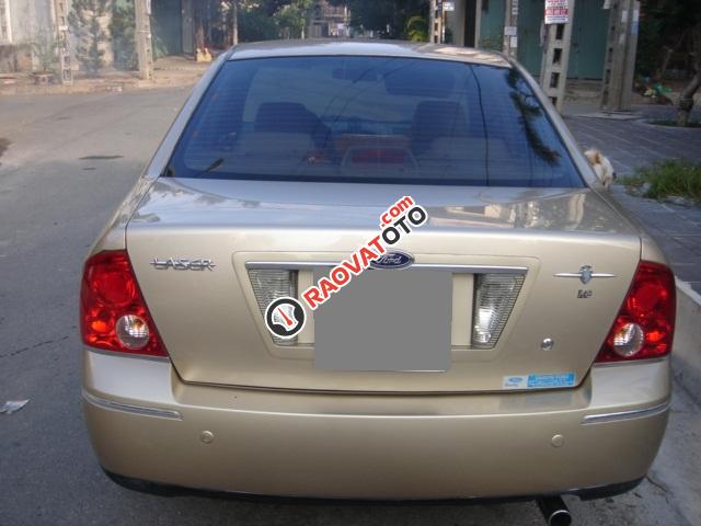 Nhà cần bán Ford laser 2005 AT 1.8 sunrup mui, màu vàng, xe rất mới-3