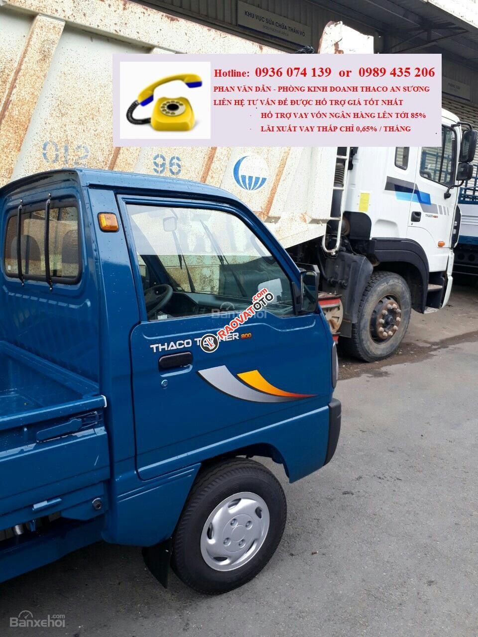 Bán xe tải 990kg Towner 800 thùng lửng, đời 2017. Giao xe nhanh, giá ưu đãi, hỗ trợ trả góp 80% lãi suất thấp-2
