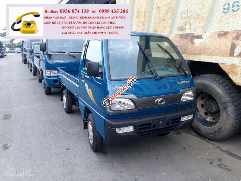 Bán xe tải 990kg Towner 800 thùng lửng, đời 2017. Giao xe nhanh, giá ưu đãi, hỗ trợ trả góp 80% lãi suất thấp-4