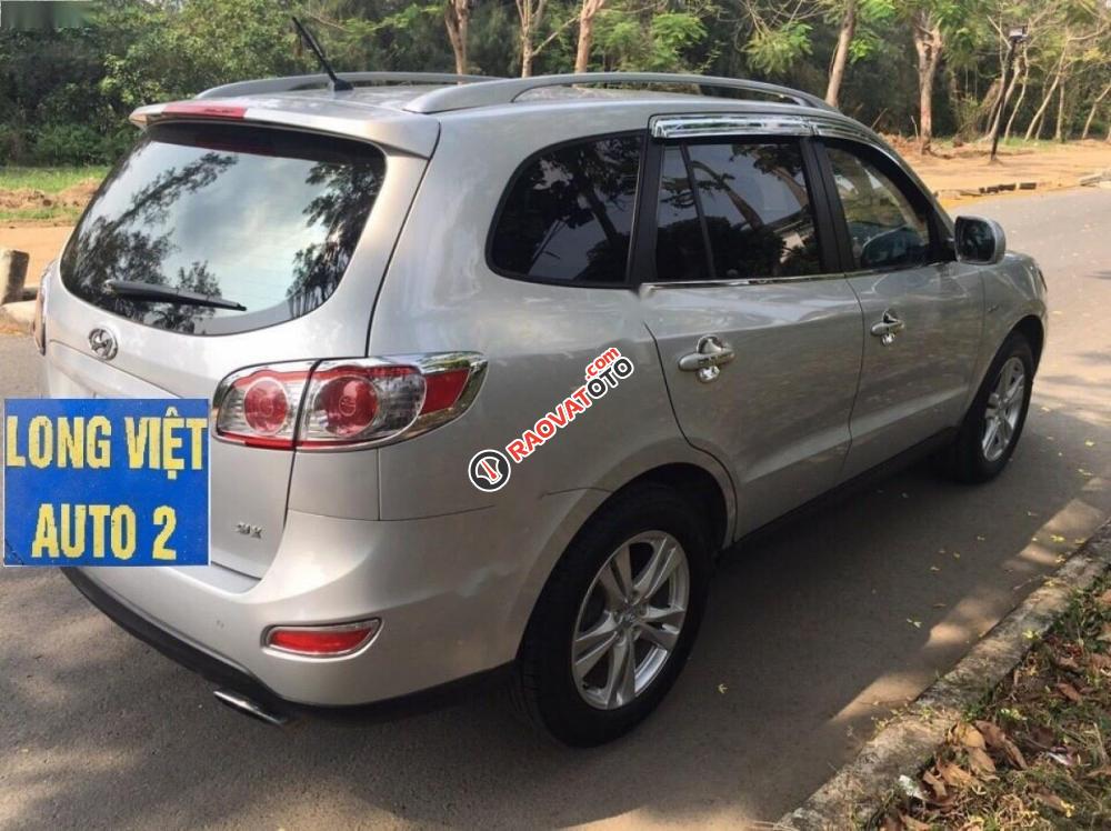 Bán Hyundai Santa Fe SLX sản xuất 2011, màu bạc, nhập khẩu-0