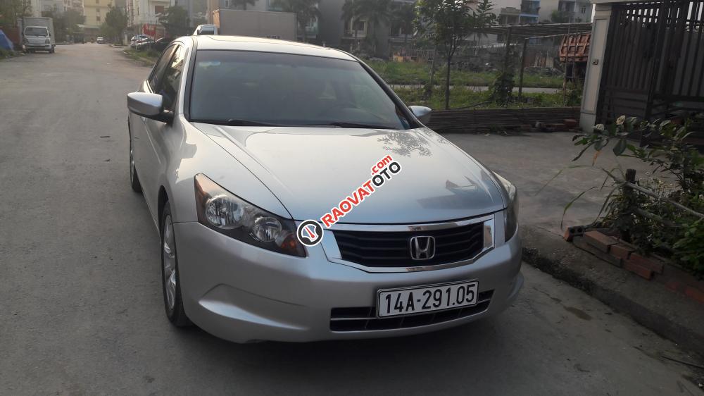 Bán Honda Accord 2.4 đời 2008, màu bạc, nhập khẩu-7