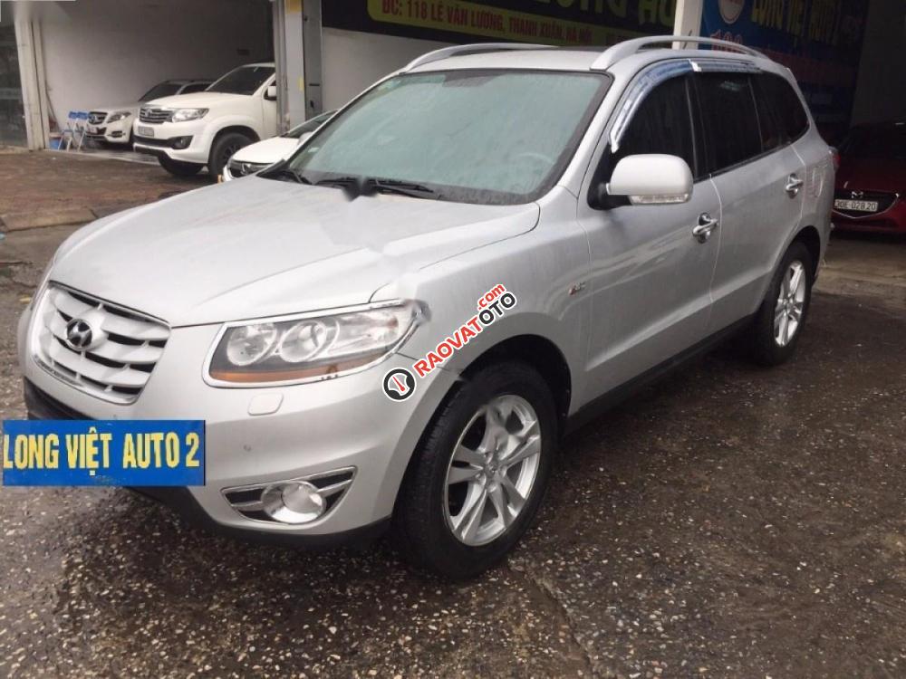 Cần bán gấp Hyundai Santa Fe SLX 2011, màu bạc, nhập khẩu nguyên chiếc, giá tốt-1