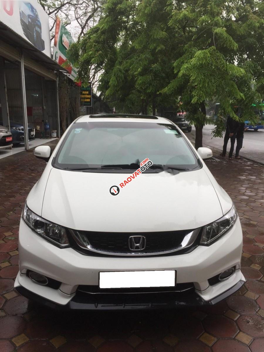 Cần bán Honda Civic 2.0 đời 2016, màu trắng, giá 680tr-8