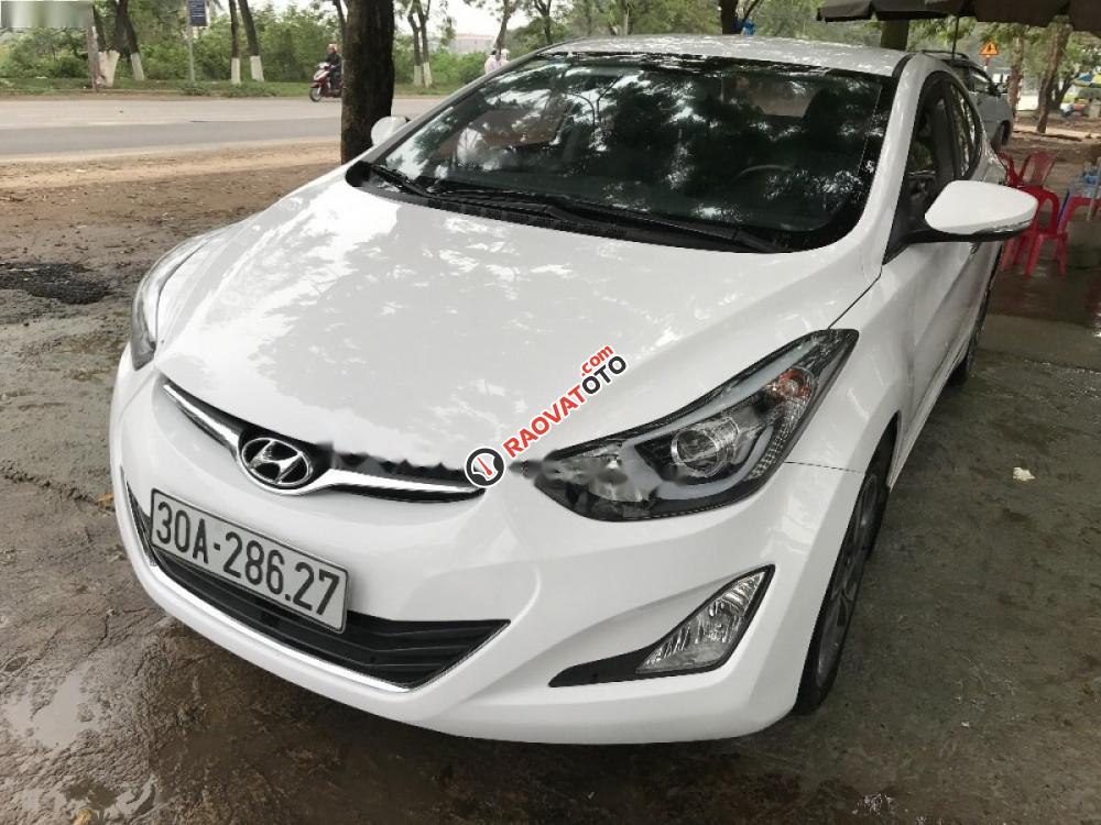 Bán ô tô Hyundai Elantra GLS sản xuất 2014, màu trắng, nhập khẩu nguyên chiếc-0