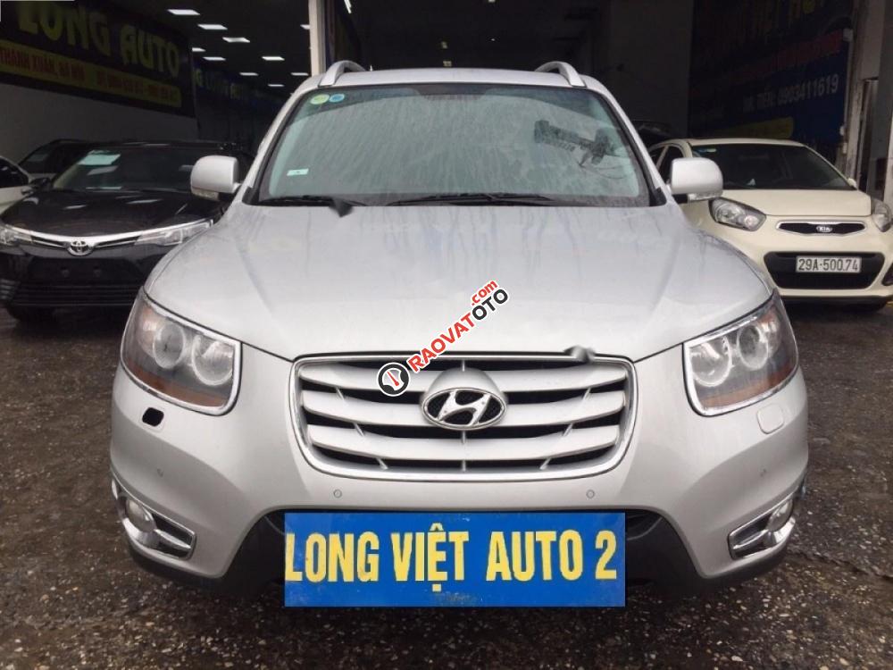 Cần bán gấp Hyundai Santa Fe SLX 2011, màu bạc, nhập khẩu nguyên chiếc, giá tốt-0