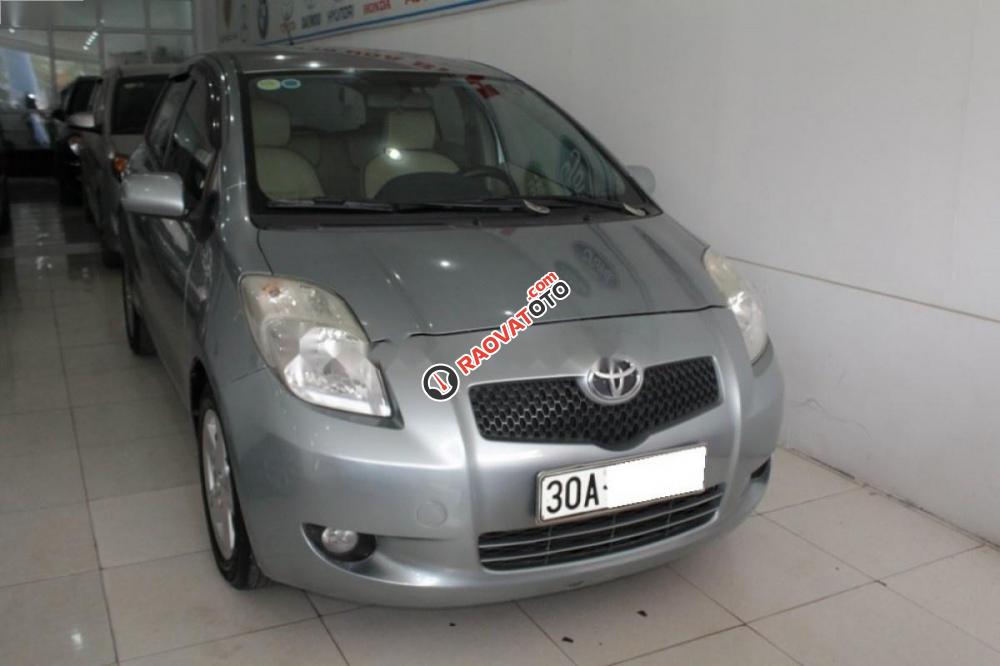 Bán ô tô Toyota Yaris 1.3 năm 2007, màu xám, nhập khẩu Nhật Bản-0