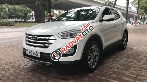 Cần bán Hyundai Santa Fe 2.4 AT đời 2014, màu trắng -2
