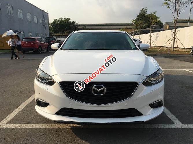 Bán Mazda 6 2.5l sản xuất 2016, màu trắng, 809 triệu có xe giao ngay tại 189 Nguyễn Oanh, Gò Vấp, TPHCM-5