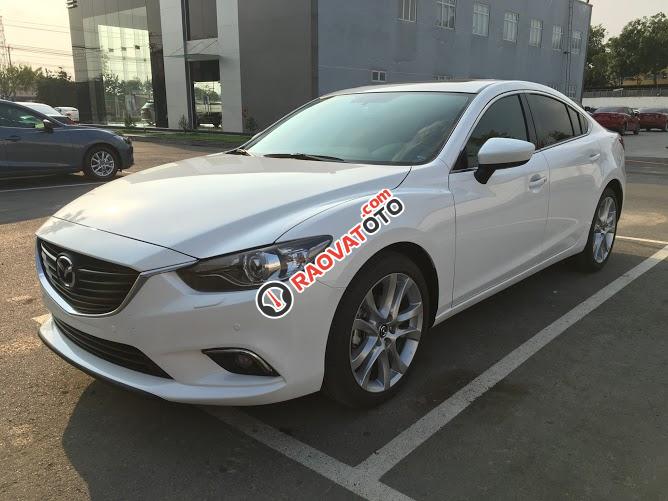 Bán Mazda 6 2.5l sản xuất 2016, màu trắng, 809 triệu có xe giao ngay tại 189 Nguyễn Oanh, Gò Vấp, TPHCM-6