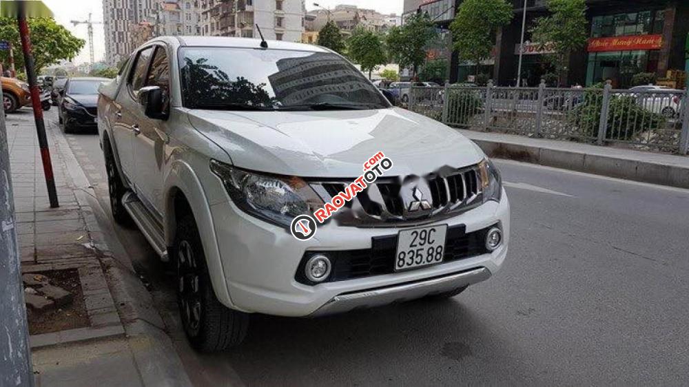 Bán xe Mitsubishi Triton GLS năm sản xuất 2016, màu trắng, nhập khẩu  -0