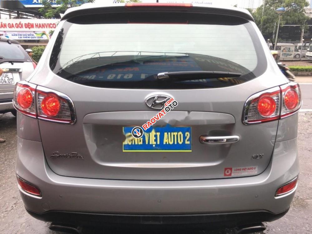 Cần bán gấp Hyundai Santa Fe SLX năm sản xuất 2011, màu bạc, nhập khẩu-9