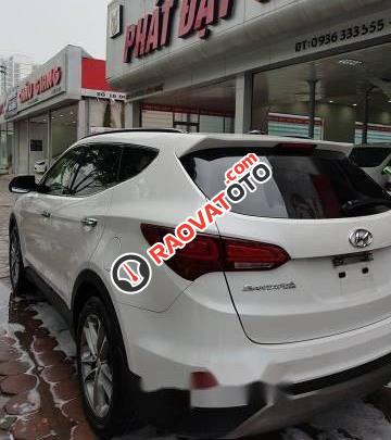 Cần bán xe Hyundai Santa Fe 4WD sản xuất 2016, màu trắng-3