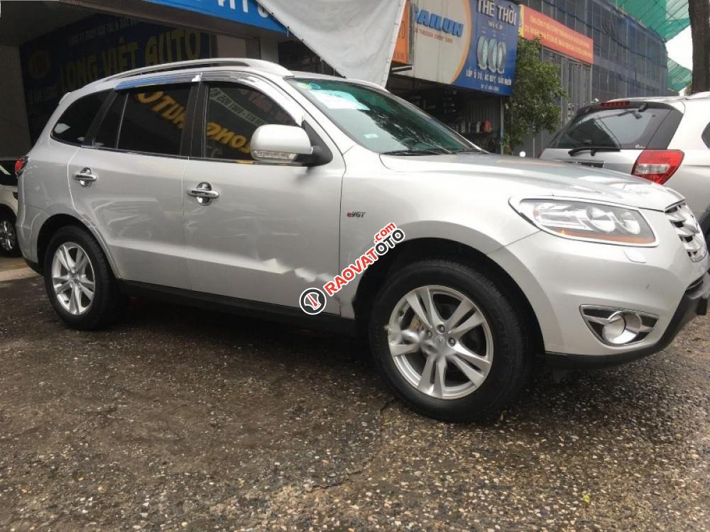 Cần bán gấp Hyundai Santa Fe SLX năm sản xuất 2011, màu bạc, nhập khẩu-1