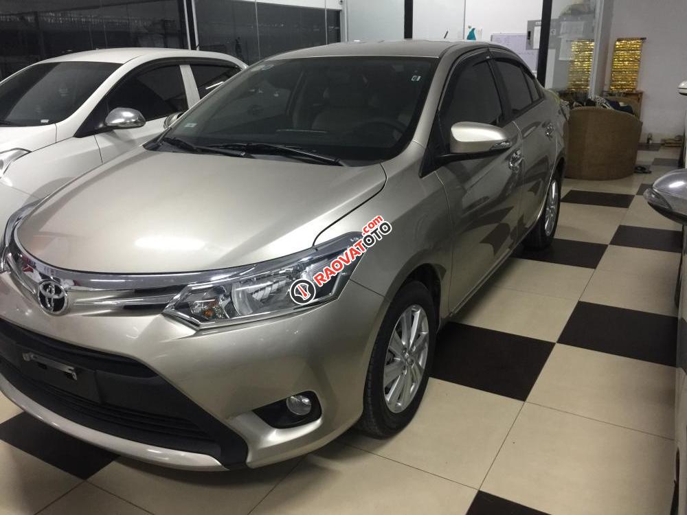 Bán Toyota Vios E1.5 MT sản xuất năm 2014, màu ghi vàng-3