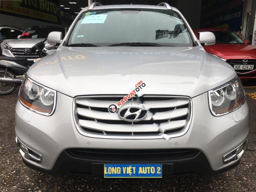 Cần bán gấp Hyundai Santa Fe SLX năm sản xuất 2011, màu bạc, nhập khẩu-0