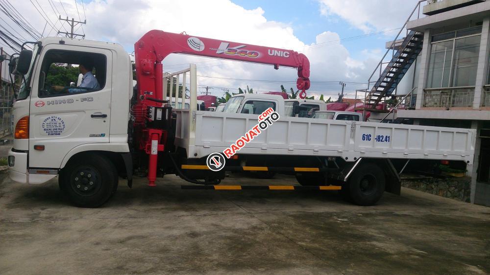 Bán xe tải Hino 5 tấn gắn cẩu Unic mới cũ, hỗ trợ vay ngân hàng 95%, giao xe ngay-6