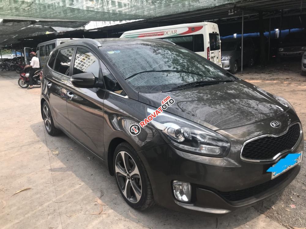 Bán Kia Rondo AT năm sản xuất 2015, màu nâu, máy dầu, xe 7 chỗ-0