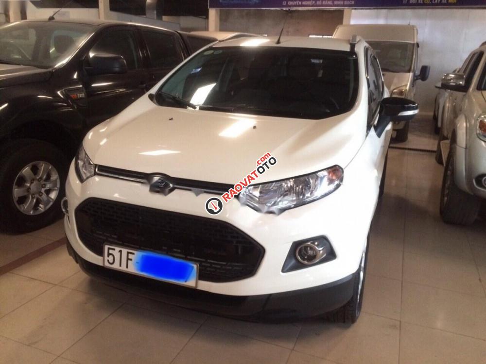 Bán ô tô Ford EcoSport Titatium năm 2016, màu trắng, giá 559tr-0