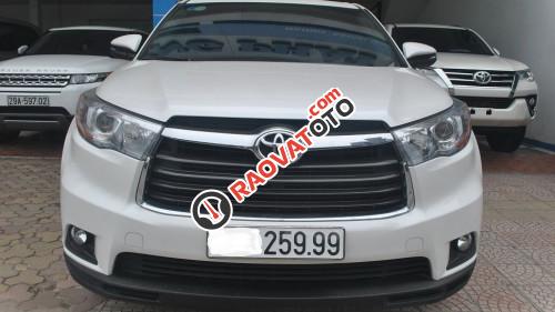 Bán Toyota Highlander LE đời 2011, màu trắng, xe nhập, xe công ty xuất hóa đơn-0