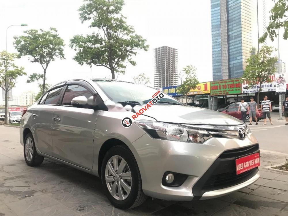 Cần bán gấp Toyota Vios E 1.5 MT đời 2014, màu bạc -6