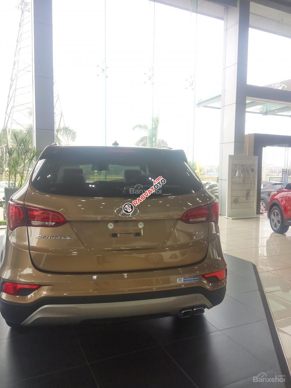 Bán Hyundai Santa Fe CRDI 4WD 2018, 2 cầu, bản đặc biệt-4