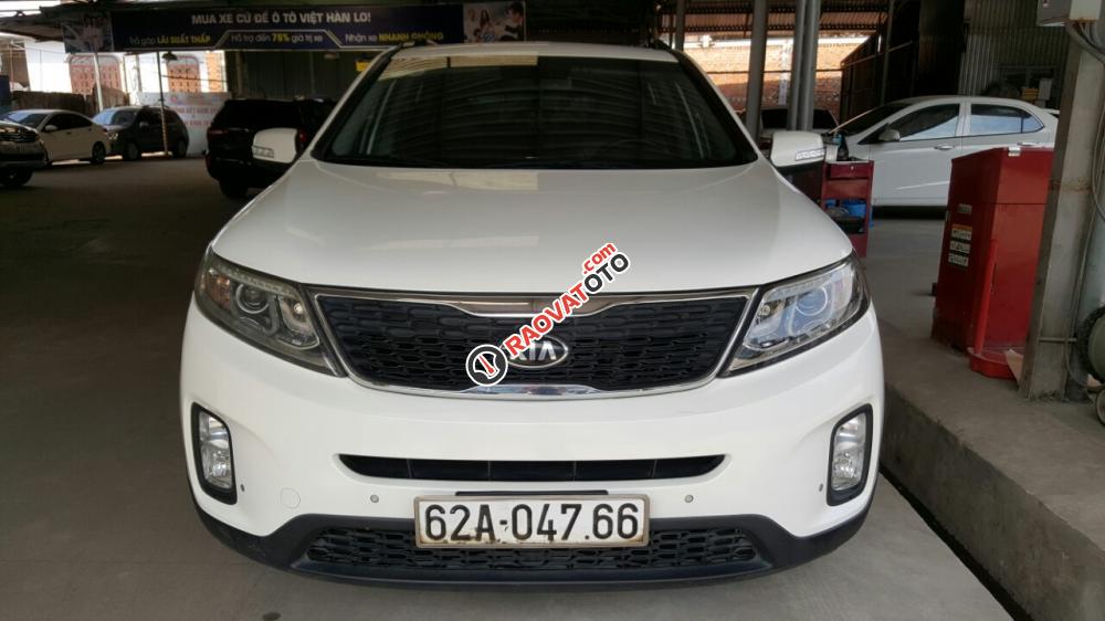 Bán Kia New Sorento 2.2MT số sàn máy dầu sản xuất 2016 màu trắng-1