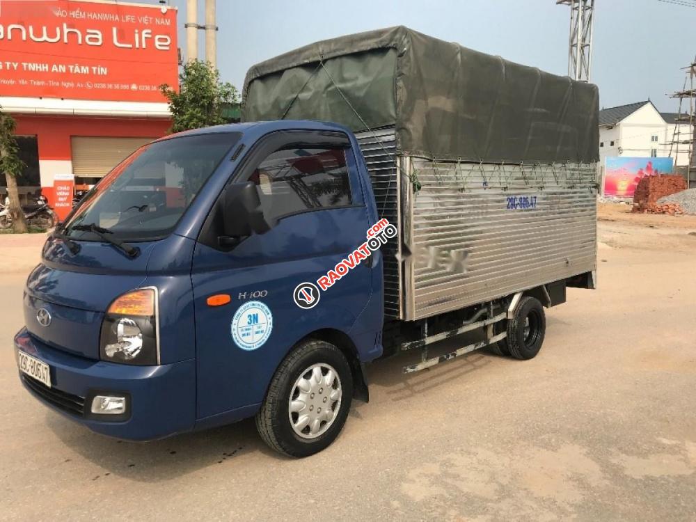 Bán ô tô Hyundai Porter H 100 năm 2016, màu xanh lam-0