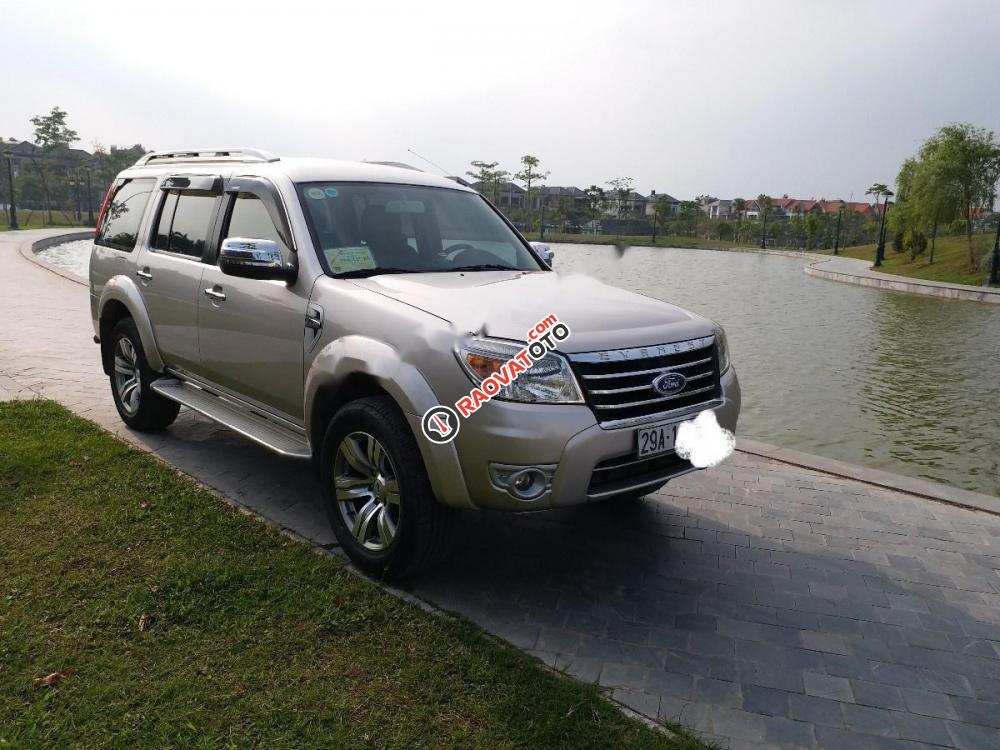 Chính chủ bán Ford Everest 4x2 MT năm sản xuất 2011, màu bạc-0