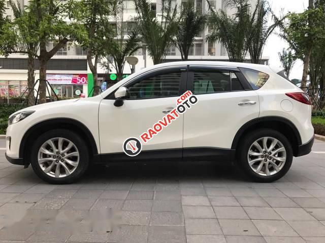 Chính chủ bán xe Mazda CX5 AT 2013, trắng, full options, giá chỉ 715 triệu-0