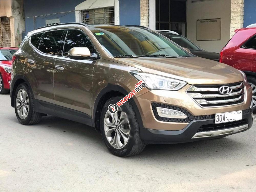 Cần bán xe Hyundai Santa Fe 2.4AT đời 2014, màu nâu, xe nhập, 860 triệu-1