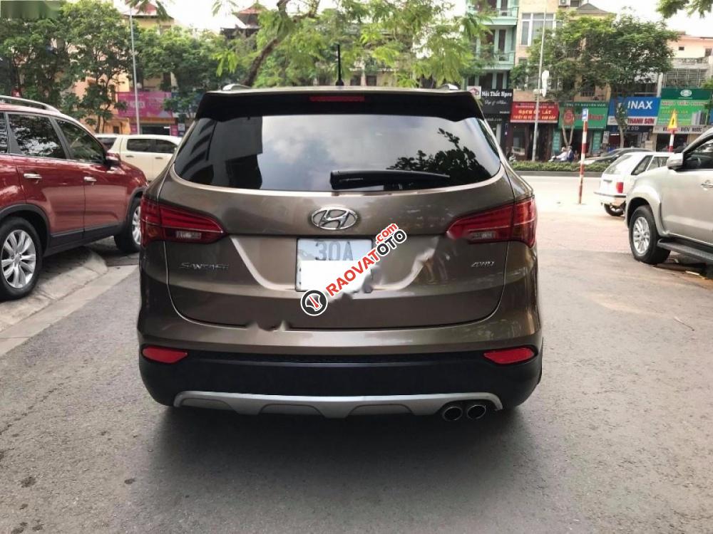 Cần bán xe Hyundai Santa Fe 2.4AT đời 2014, màu nâu, xe nhập, 860 triệu-0