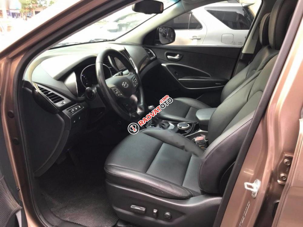 Cần bán xe Hyundai Santa Fe 2.4AT đời 2014, màu nâu, xe nhập, 860 triệu-7