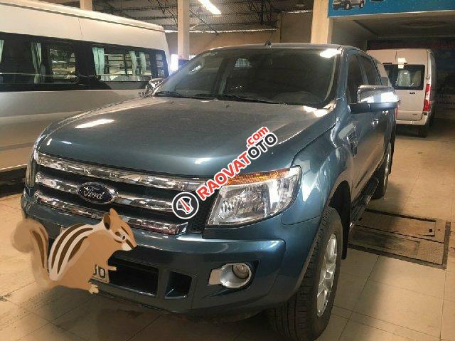 Bán xe Ford Ranger XLT đời 2014 MT, màu xanh, 545tr, BH 1 năm, 2 cầu-3