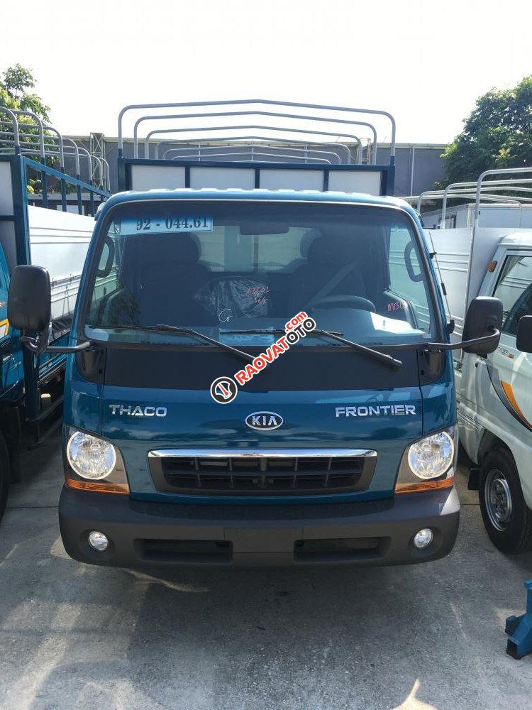 Bán xe Thaco Kia Frontier 125 thùng bạt, màu xanh lam-3