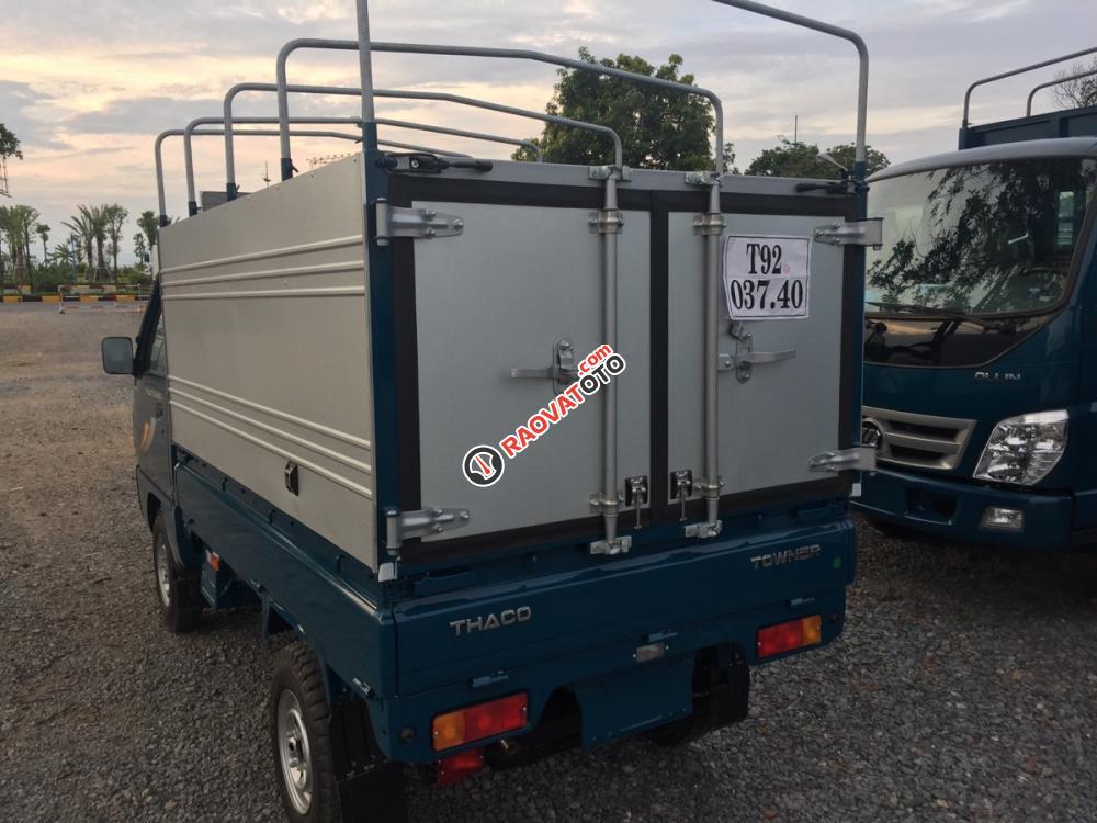Bán xe ô tô Thaco Towner 800 thùng bạt, màu xanh lam-0