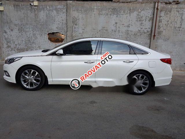 Cần bán xe Hyundai Sonata AT 2015, màu trắng-5