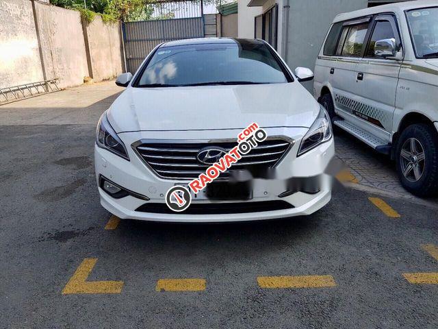 Cần bán gấp Hyundai Sonata 2.0 đời 2015, màu trắng, giá chỉ 765 triệu-1