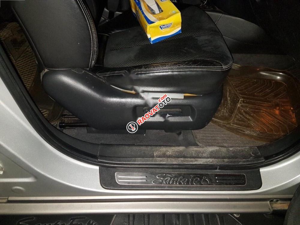Cần bán gấp Hyundai Santa Fe Slx 2008, màu bạc, nhập khẩu nguyên chiếc xe gia đình, 580 triệu-8