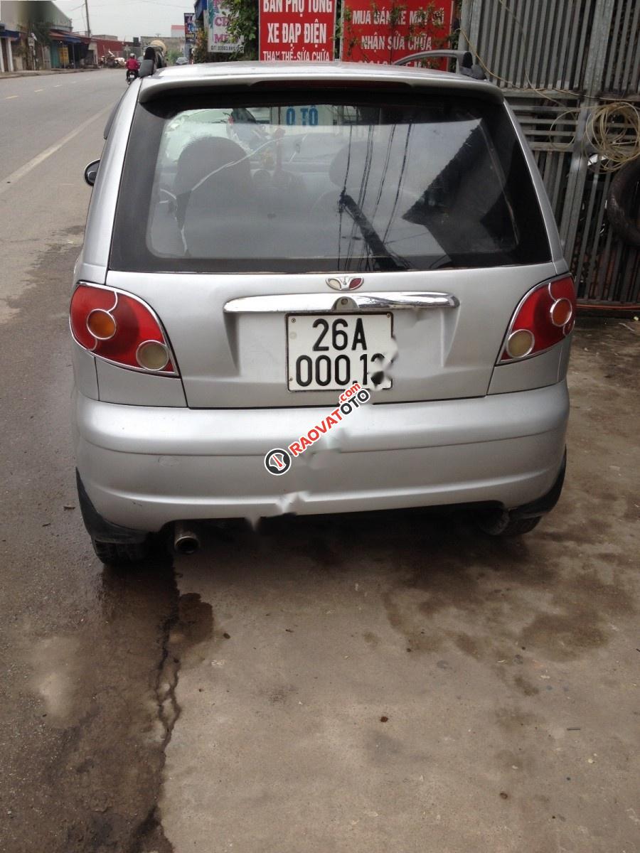 Bán Daewoo Matiz SX đời 2008, màu bạc, 79tr-7