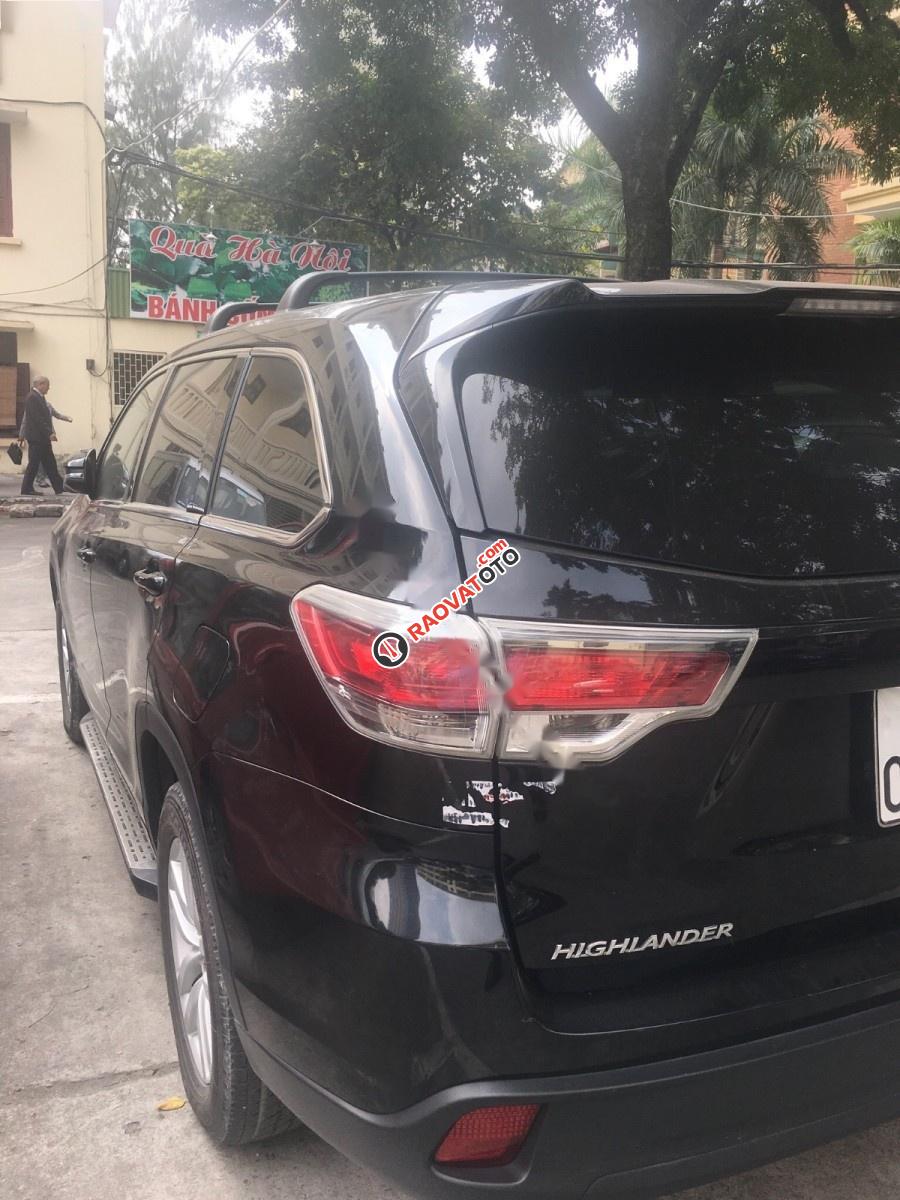 Bán Toyota Highlander LE sản xuất 2015, màu đen, nhập khẩu nguyên chiếc-2