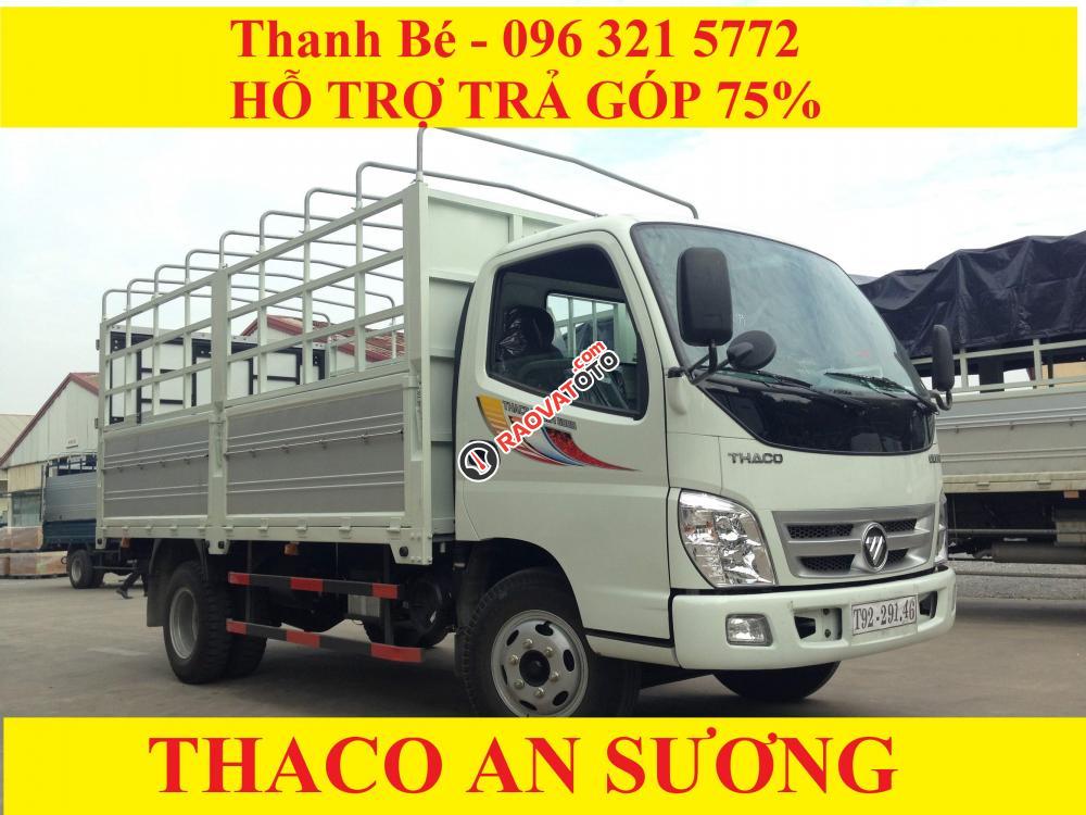 Bán Thaco Ollin 198A/500B tải trọng 1 tấn 98 / 5 tấn, đời 2017, hỗ trợ trả góp 75%-0