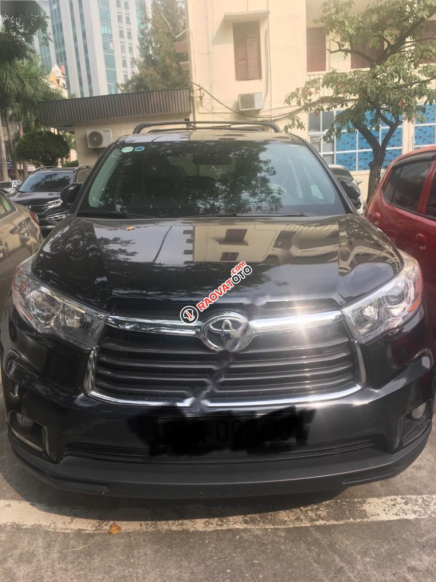 Bán Toyota Highlander LE sản xuất 2015, màu đen, nhập khẩu nguyên chiếc-8