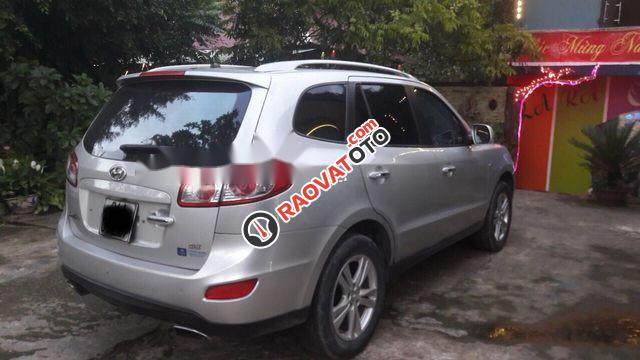 Bán xe Hyundai Santa Fe SLX eVGT đời 2009, màu bạc -1
