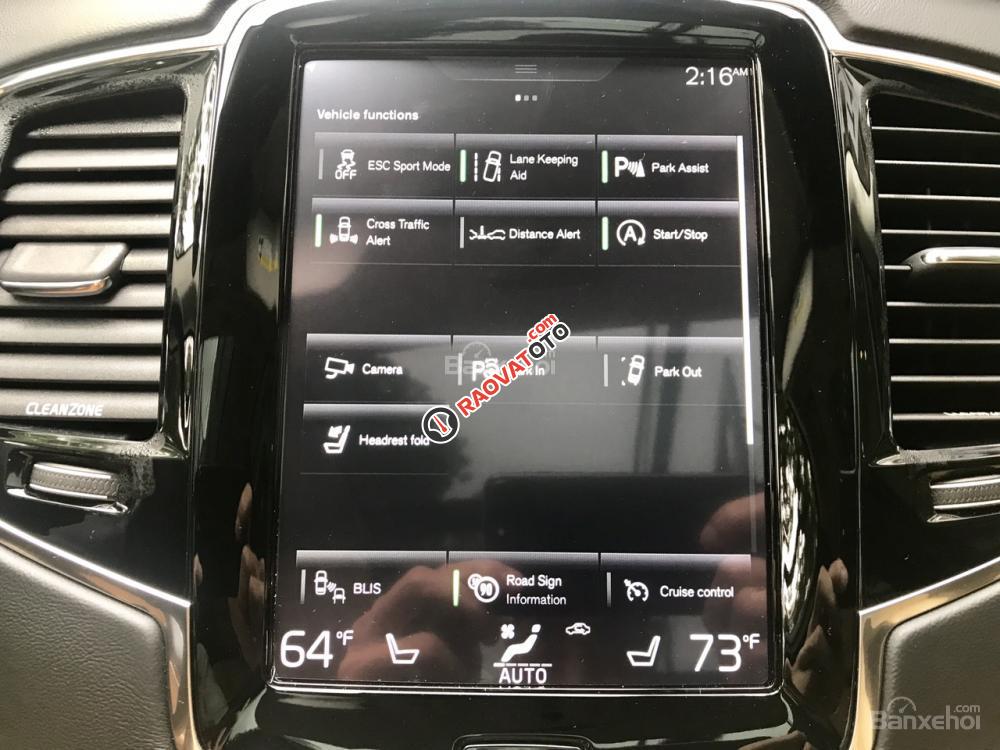 Bán ô tô Volvo XC90 T6 AWD sản xuất 2017, màu đen, nhập khẩu Mỹ giá tốt, LH: 0948.256.912-2