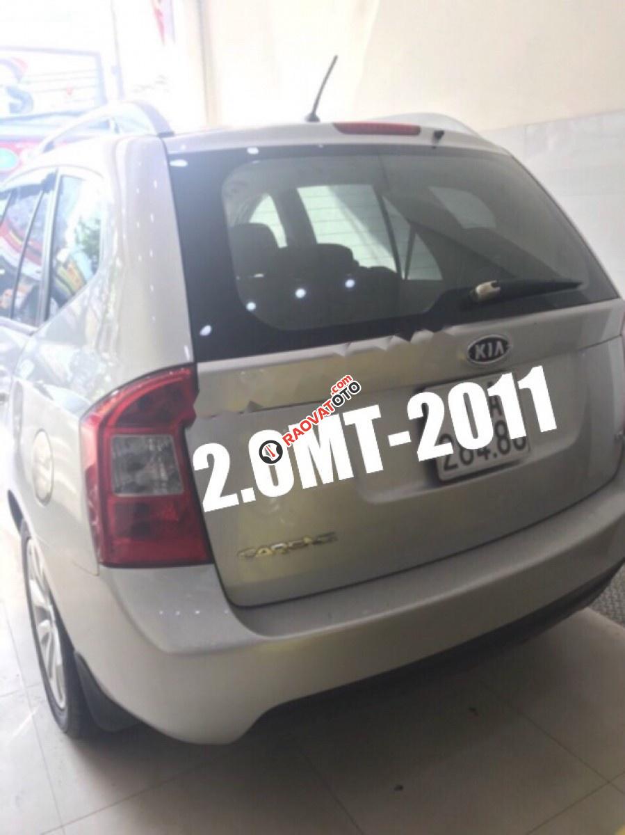 Cần bán gấp Kia Carens EX đời 2011, màu xám số sàn-2