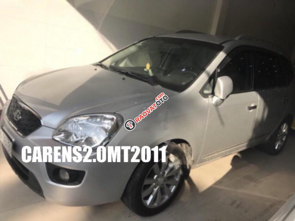 Cần bán gấp Kia Carens EX đời 2011, màu xám số sàn-1
